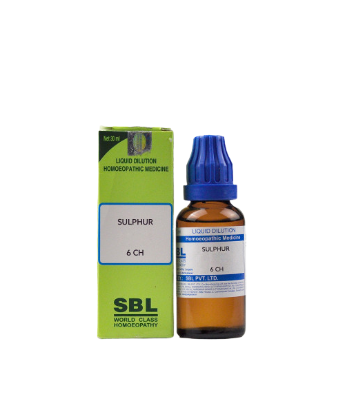 Picture of SBL Homeopathy Sulphur Dilution - 30 ml