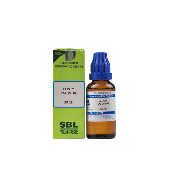 Show details for SBL Homeopathy Ledum Palustre Dilution - 30 ml Picture of SBL Homeopathy Ledum Palustre Dilution - 30 ml