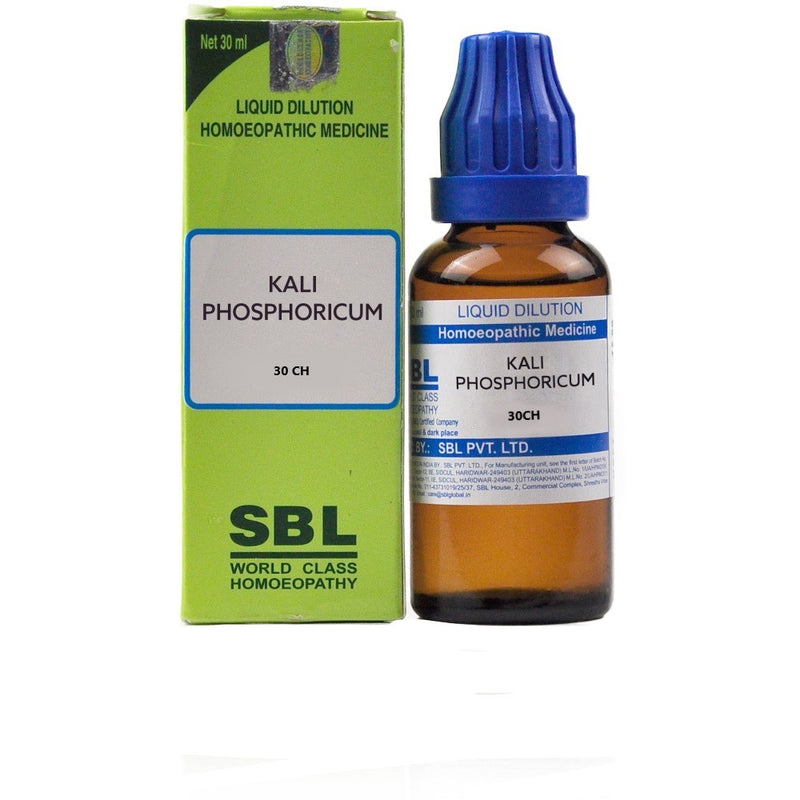 Picture of SBL Homeopathy Kali Phosphoricum Dilution - 30 ml