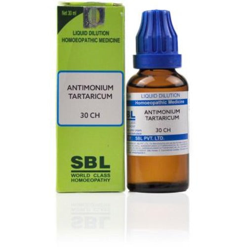 Picture of SBL Homeopathy Antimonium Tartaricum Dilution - 30 ml