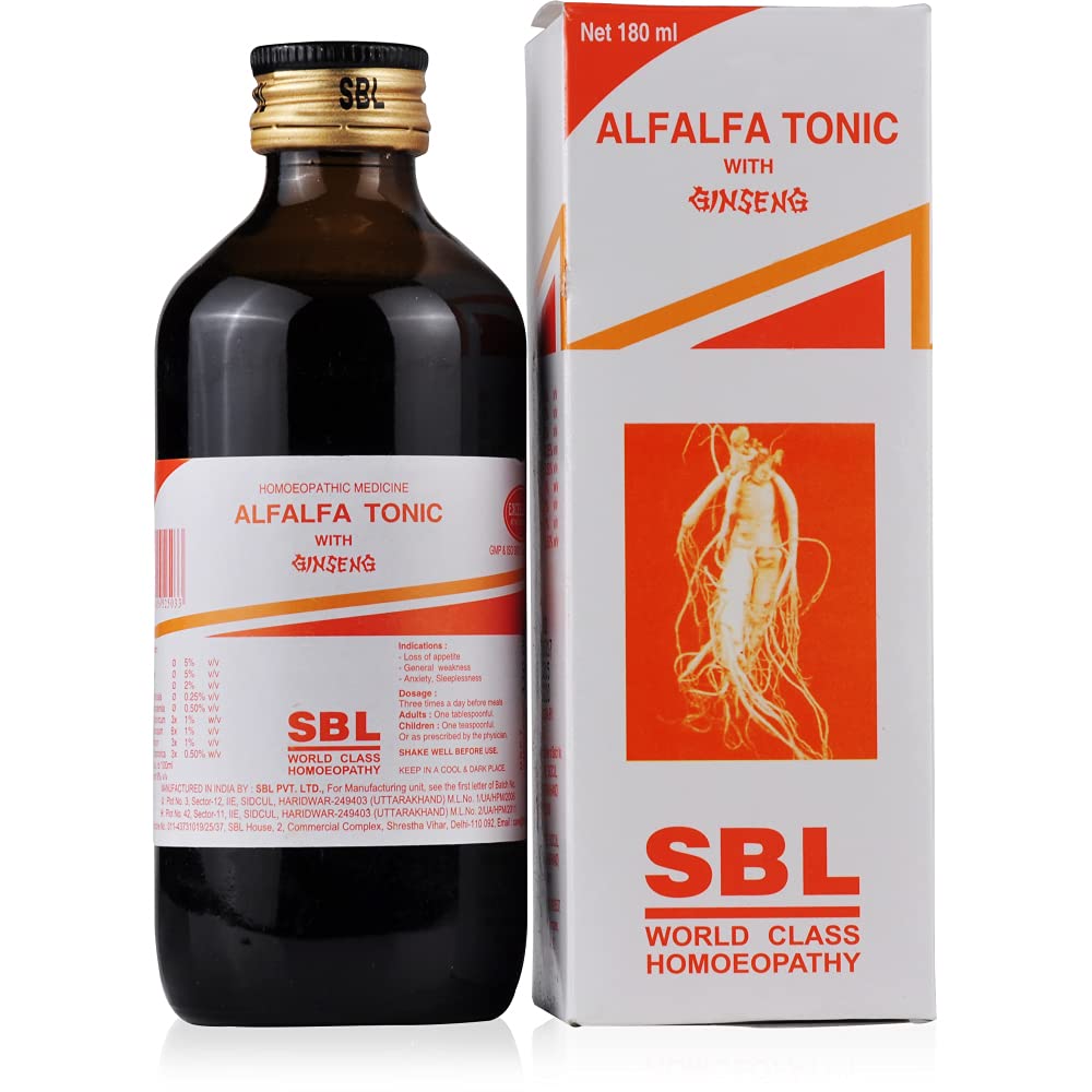 Picture of SBL Homeopathy Alfalfa Tonic with Ginseng