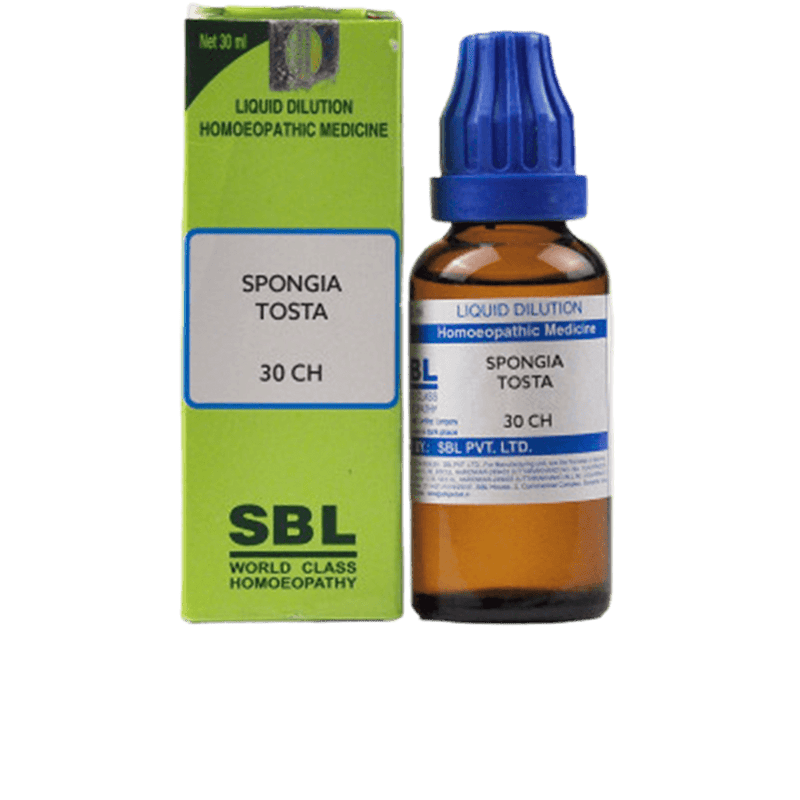 Picture of SBL Homeopathy Spongia Tosta Dilution - 30 ml