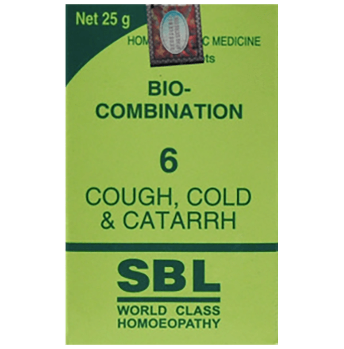 Show details for SBL Homeopathy Bio-Combination 6 Tablet Picture of SBL Homeopathy Bio-Combination 6 Tablet
