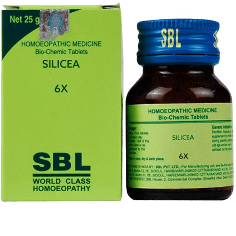 Show details for SBL Homeopathy Silicea Biochemic Tablets Picture of SBL Homeopathy Silicea Biochemic Tablets