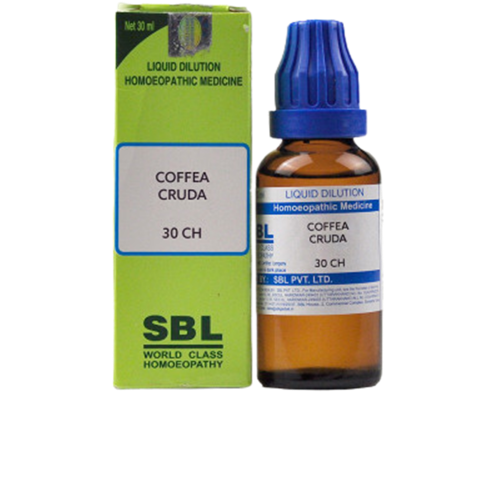 Show details for SBL Homeopathy Coffea Cruda Dilution - 30 ml Picture of SBL Homeopathy Coffea Cruda Dilution - 30 ml