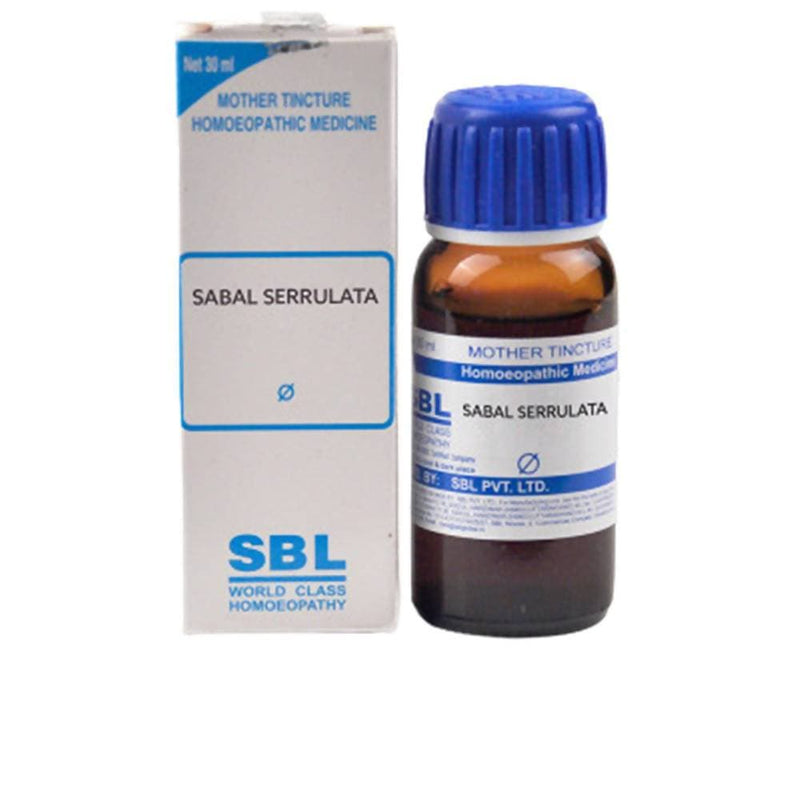 Picture of SBL Homeopathy Sabal Serrulata Mother Tincture Q - 30 ml