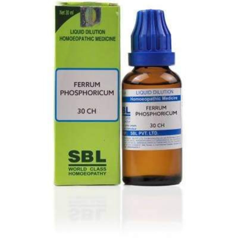 Show details for SBL Homeopathy Ferrum Phosphoricum Dilution - 30 ml Picture of SBL Homeopathy Ferrum Phosphoricum Dilution - 30 ml