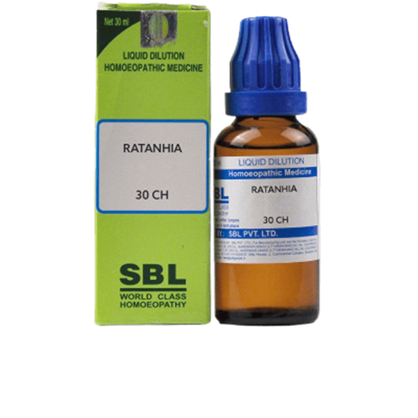 Show details for SBL Homeopathy Ratanhia Dilution - 30 ml Picture of SBL Homeopathy Ratanhia Dilution - 30 ml