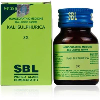 Picture of SBL Homeopathy Kali Sulphurica Biochemic Tablets