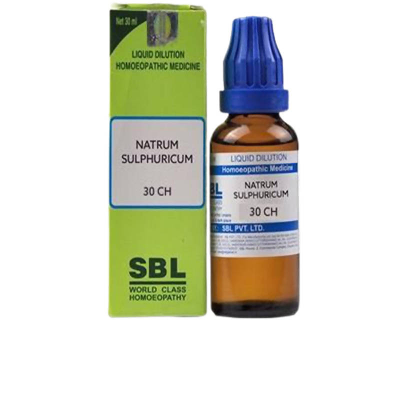 Show details for SBL Homeopathy Natrum Sulphuricum Dilution - 30 ml Picture of SBL Homeopathy Natrum Sulphuricum Dilution - 30 ml