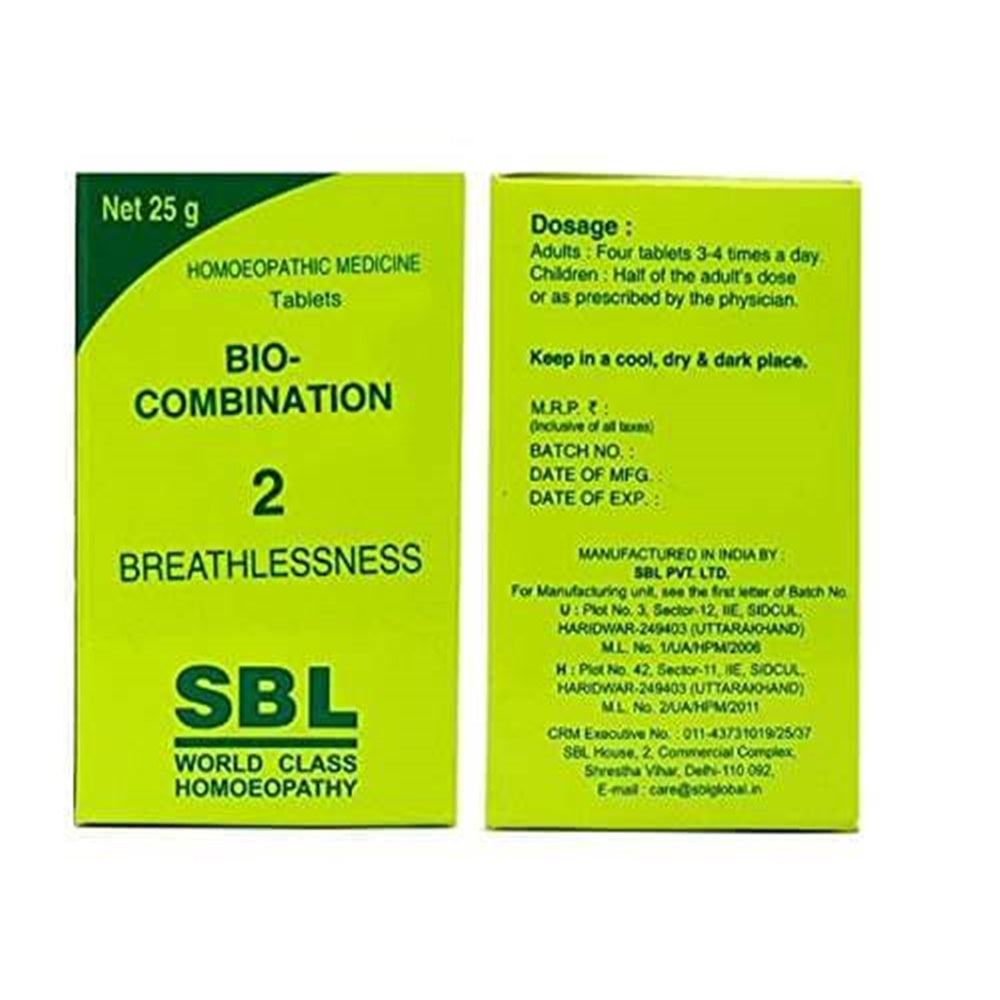 Picture of SBL Homeopathy Bio-Combination 2 Tablet