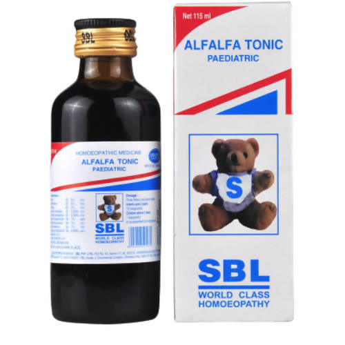 Show details for SBL Homeopathy Alfalfa Tonic Paediatric Picture of SBL Homeopathy Alfalfa Tonic Paediatric