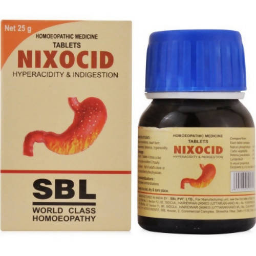 Show details for SBL Homeopathy Nixocid Tablets Picture of SBL Homeopathy Nixocid Tablets