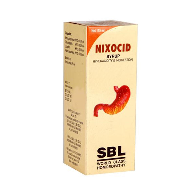 Show details for SBL Homeopathy Nixocid Syrup - 115 ML Picture of SBL Homeopathy Nixocid Syrup - 115 ML