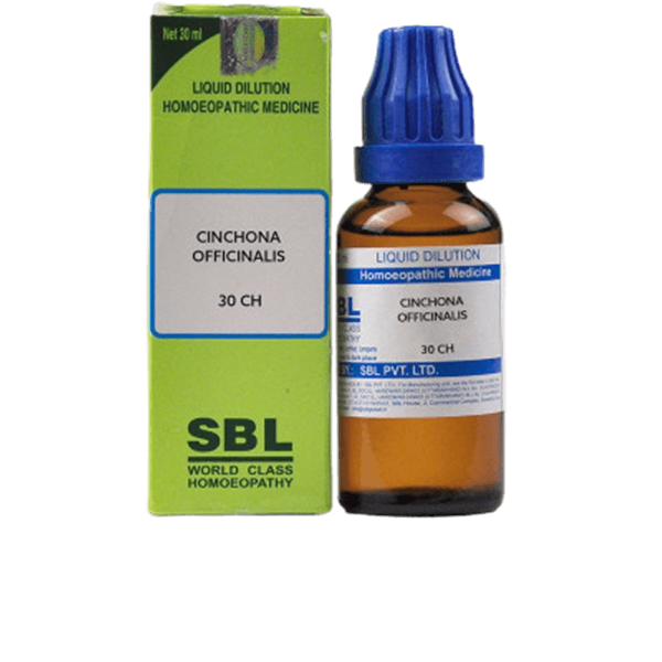 Show details for SBL Homeopathy Cinchona Officinalis Dilution - 30 ml Picture of SBL Homeopathy Cinchona Officinalis Dilution - 30 ml
