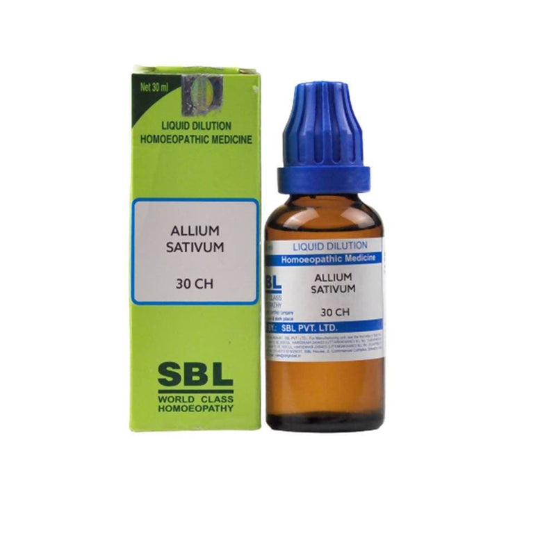 Show details for SBL Homeopathy Allium Sativum Dilution - 30 ml Picture of SBL Homeopathy Allium Sativum Dilution - 30 ml