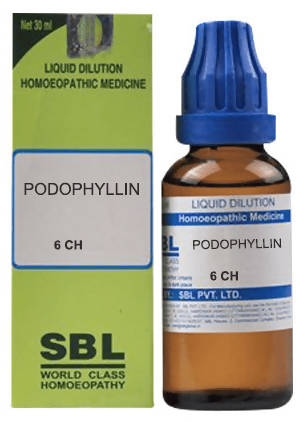 Picture of SBL Homeopathy Podophyllin Dilution - 30 ml