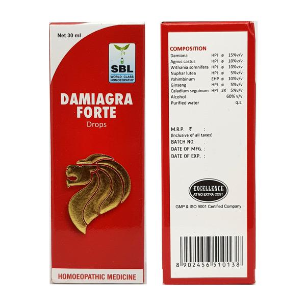 Picture of SBL Homeopathy Damiagra Forte Drops - 30 ml