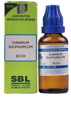 Picture of SBL Homeopathy Chininum Sulphuricum Dilution - 30 ml