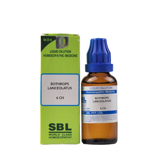 Show details for SBL Homeopathy Bothrops Lanceolatus Dilution - 30 ml Picture of SBL Homeopathy Bothrops Lanceolatus Dilution - 30 ml