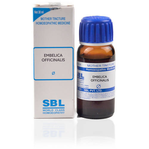 Show details for SBL Homeopathy Embelica Officinalis Mother Tincture Q - 30 ml Picture of SBL Homeopathy Embelica Officinalis Mother Tincture Q - 30 ml