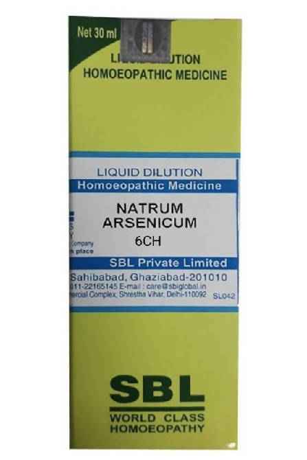 Picture of SBL Homeopathy Natrum Arsenicum Dilution - 30 ml