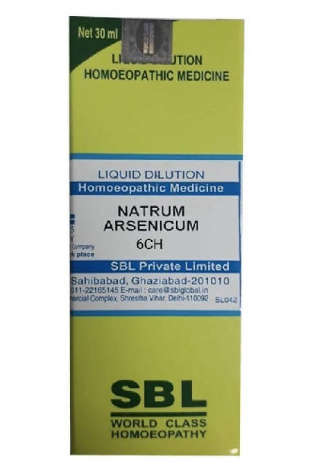 Show details for SBL Homeopathy Natrum Arsenicum Dilution - 30 ml Picture of SBL Homeopathy Natrum Arsenicum Dilution - 30 ml