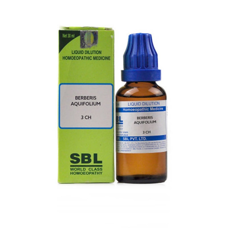 Picture of SBL Homeopathy Berberis Aquifolium Dilution - 30 ml