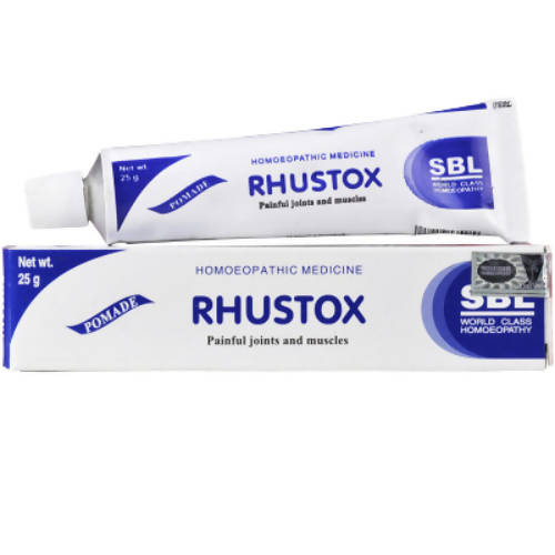 Show details for SBL Homeopathy Rhustox Ointment - 25 GM Picture of SBL Homeopathy Rhustox Ointment - 25 GM