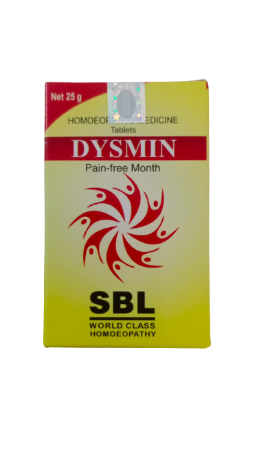 Show details for SBL Homeopathy Dysmin Tablets - 25 GM Picture of SBL Homeopathy Dysmin Tablets - 25 GM
