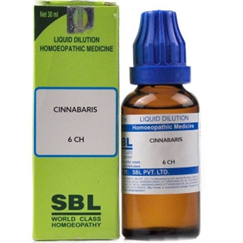 Show details for SBL Homeopathy Cinnabaris Dilution - 30 ml Picture of SBL Homeopathy Cinnabaris Dilution - 30 ml