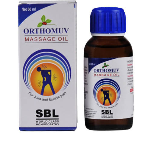 Show details for SBL Homeopathy Orthomuv Massage Oil - 60 ML Picture of SBL Homeopathy Orthomuv Massage Oil - 60 ML