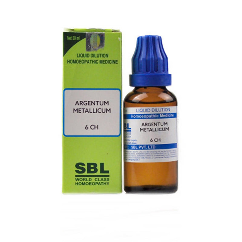 Show details for SBL Homeopathy Argentum Metallicum Dilution - 30 ml Picture of SBL Homeopathy Argentum Metallicum Dilution - 30 ml