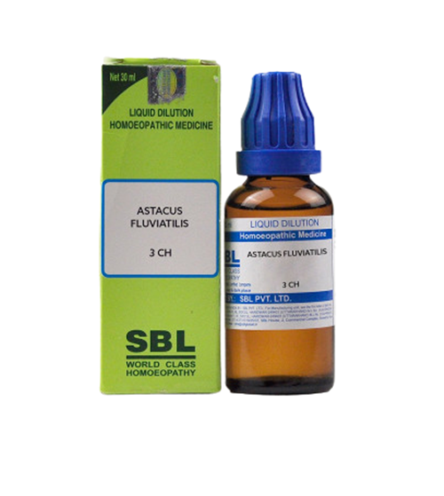 Picture of SBL Homeopathy Astacus Fluviatilis Dilution - 30 ml