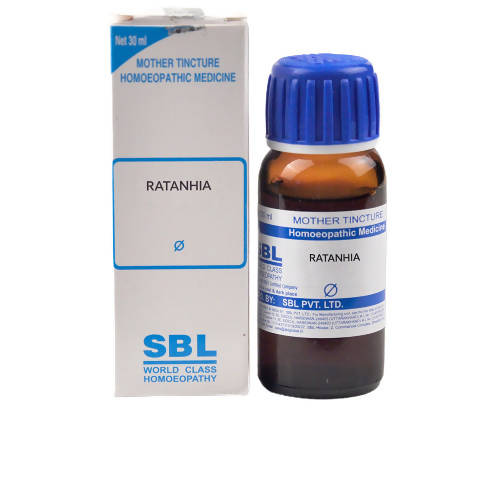 Picture of SBL Homeopathy Ratanhia Mother Tincture Q - 30 ml