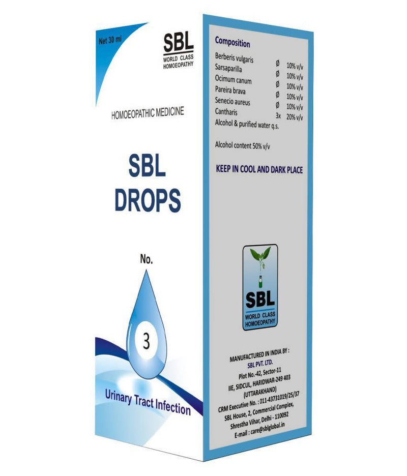 Show details for SBL Homeopathy Drops No. 3 - 30 ml Picture of SBL Homeopathy Drops No. 3 - 30 ml