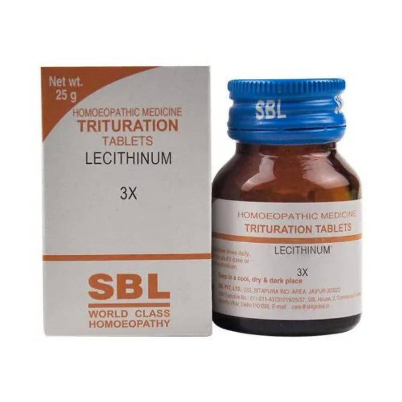 Show details for SBL Homeopathy Lecithinum Trituration Tablets - 25 GM Picture of SBL Homeopathy Lecithinum Trituration Tablets - 25 GM