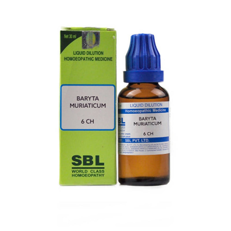 Show details for SBL Homeopathy Baryta Muriaticum Dilution - 30 ml Picture of SBL Homeopathy Baryta Muriaticum Dilution - 30 ml