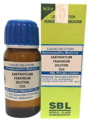 Show details for SBL Homeopathy Xanthoxylum Fraxineum Dilution - 3 CH - 30 ml Picture of SBL Homeopathy Xanthoxylum Fraxineum Dilution - 3 CH - 30 ml