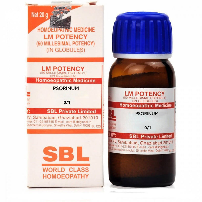 Show details for SBL Homeopathy Psorinum LM Potency - 20 gm Picture of SBL Homeopathy Psorinum LM Potency - 20 gm