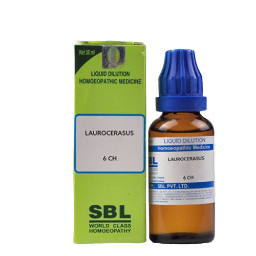 Show details for SBL Homeopathy Laurocerasus Dilution - 30 ml Picture of SBL Homeopathy Laurocerasus Dilution - 30 ml