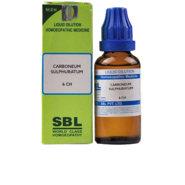 Picture of SBL Homeopathy Carboneum Sulphuratum Dilution - 30 ml