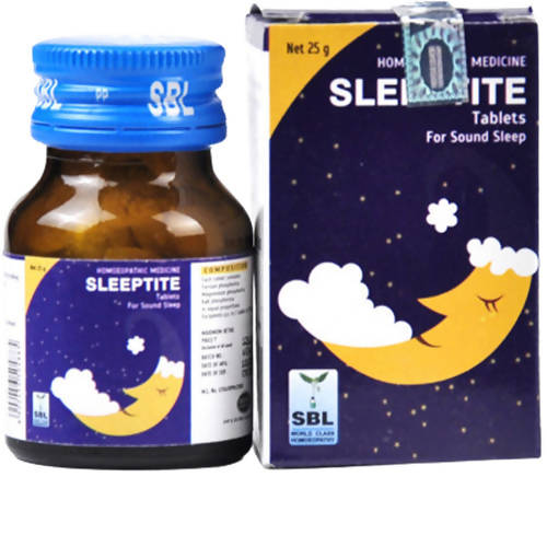 Show details for SBL Homeopathy Sleeptite Tablets  Picture of SBL Homeopathy Sleeptite Tablets