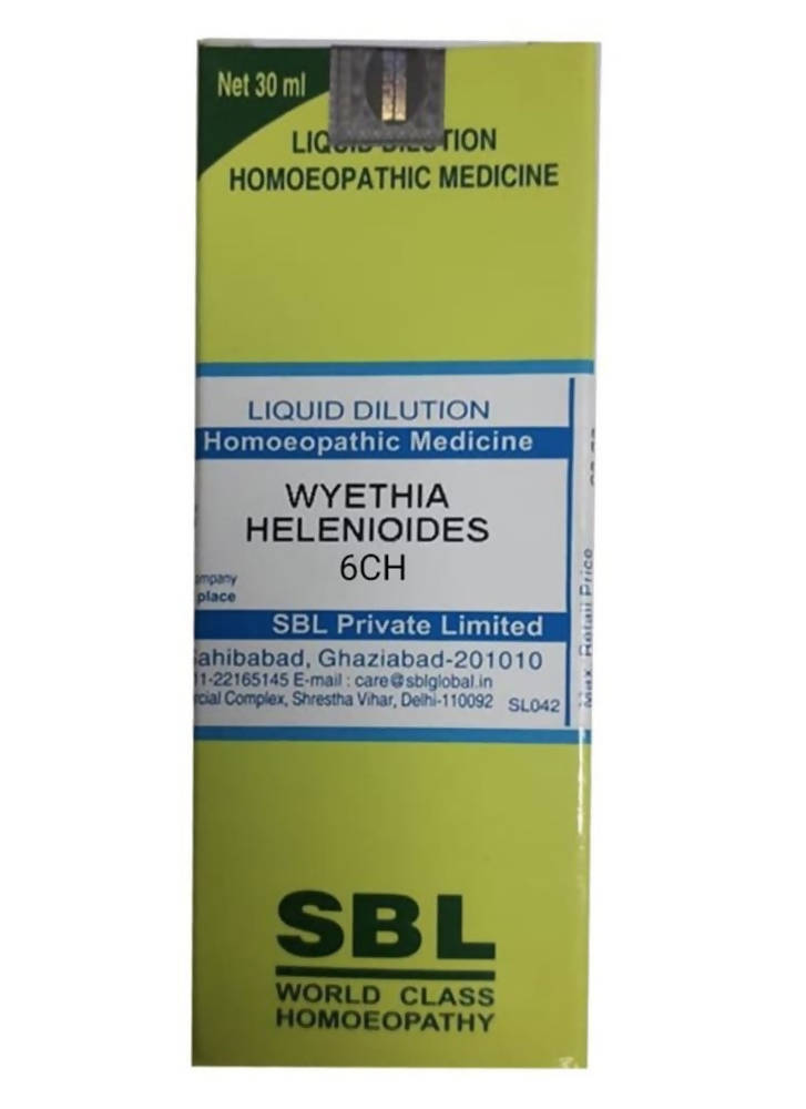 Picture of SBL Homeopathy Wyethia Helenioides Dilution - 30 ml