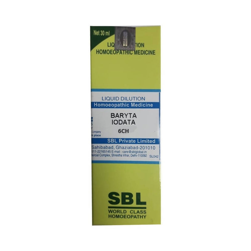 Show details for SBL Homeopathy Baryta Iodata Dilution - 30 ml Picture of SBL Homeopathy Baryta Iodata Dilution - 30 ml