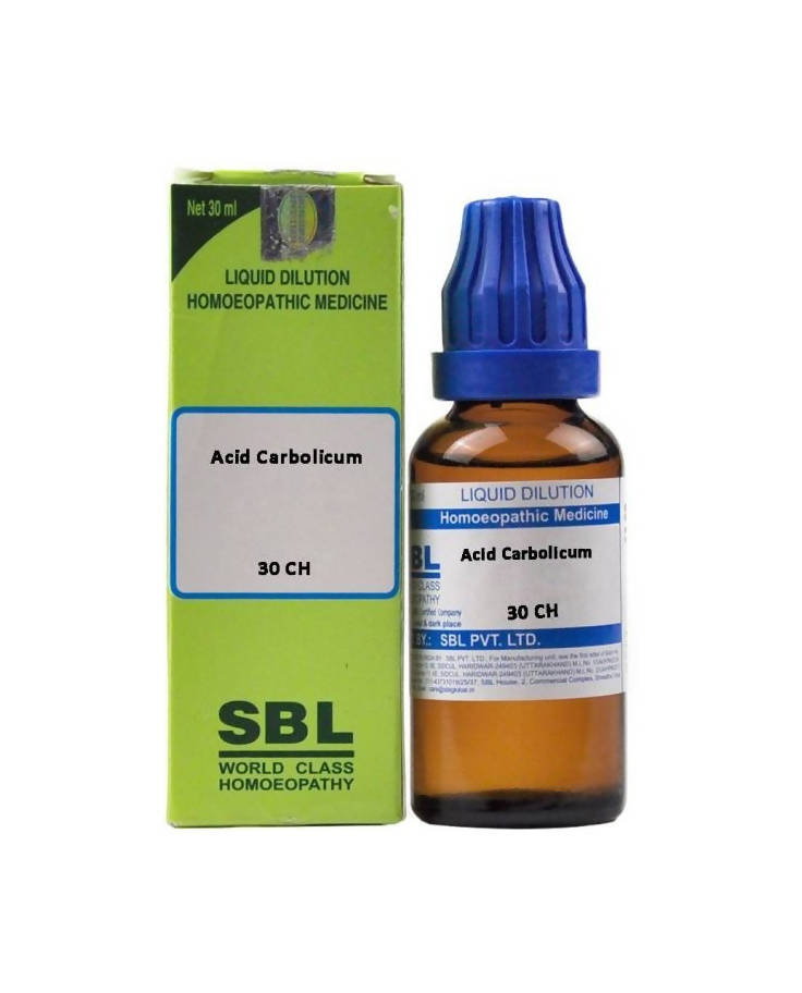 Show details for SBL Homeopathy Acid Carbolicum Dilution - 30 ml Picture of SBL Homeopathy Acid Carbolicum Dilution - 30 ml