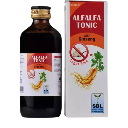 Show details for SBL Homeopathy Alfalfa Tonic with Ginseng Sugar Free - 180 ML Picture of SBL Homeopathy Alfalfa Tonic with Ginseng Sugar Free - 180 ML