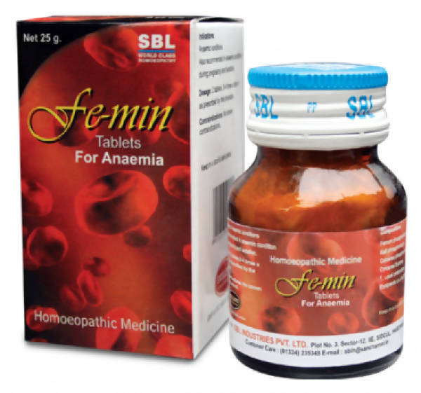 Picture of SBL Homeopathy Fe-min Tablets - 20 grams 