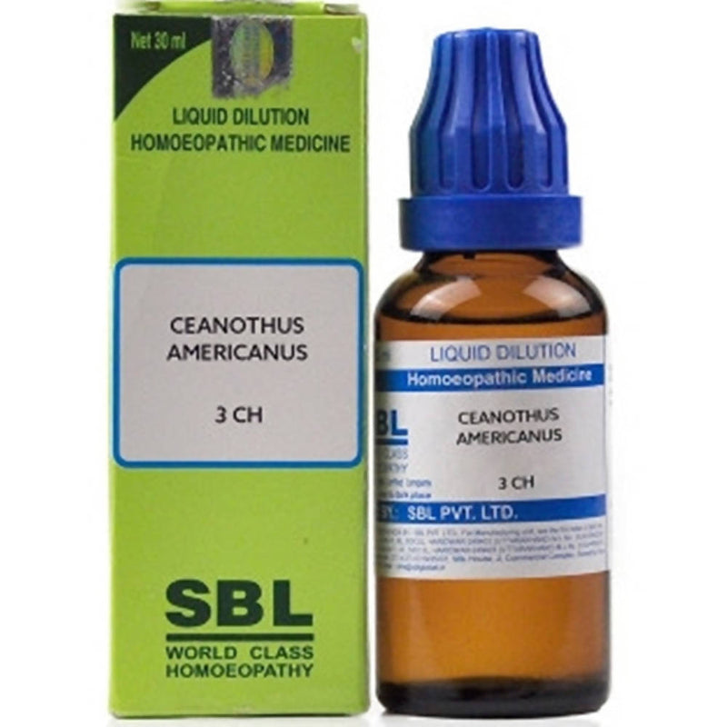Show details for SBL Homeopathy Ceanothus Americanus Dilution - 30 ml Picture of SBL Homeopathy Ceanothus Americanus Dilution - 30 ml