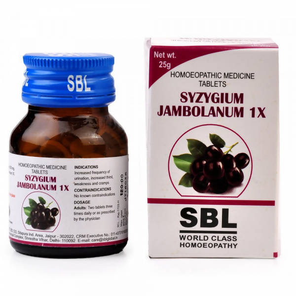 Picture of SBL Homeopathy Syzygium Jambolinum Trituration Tablets - 25 GM 